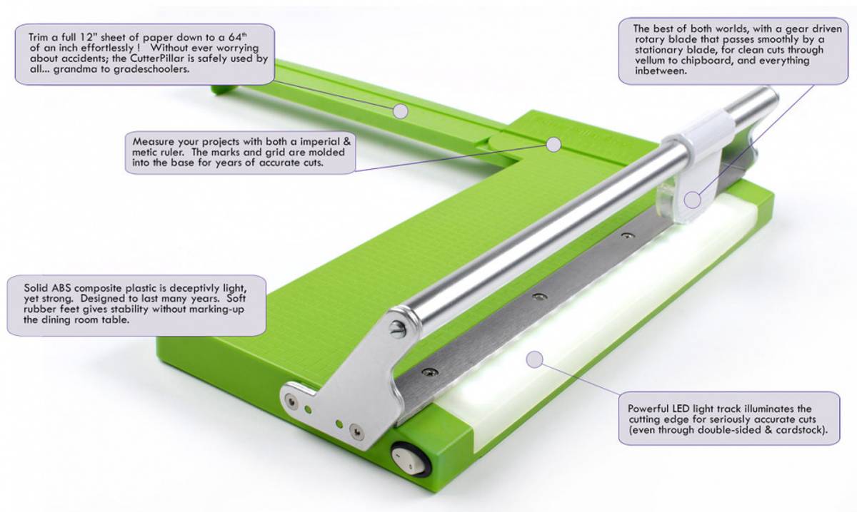 CutterPillar Crop Paper Trimmer Scrappiness AS