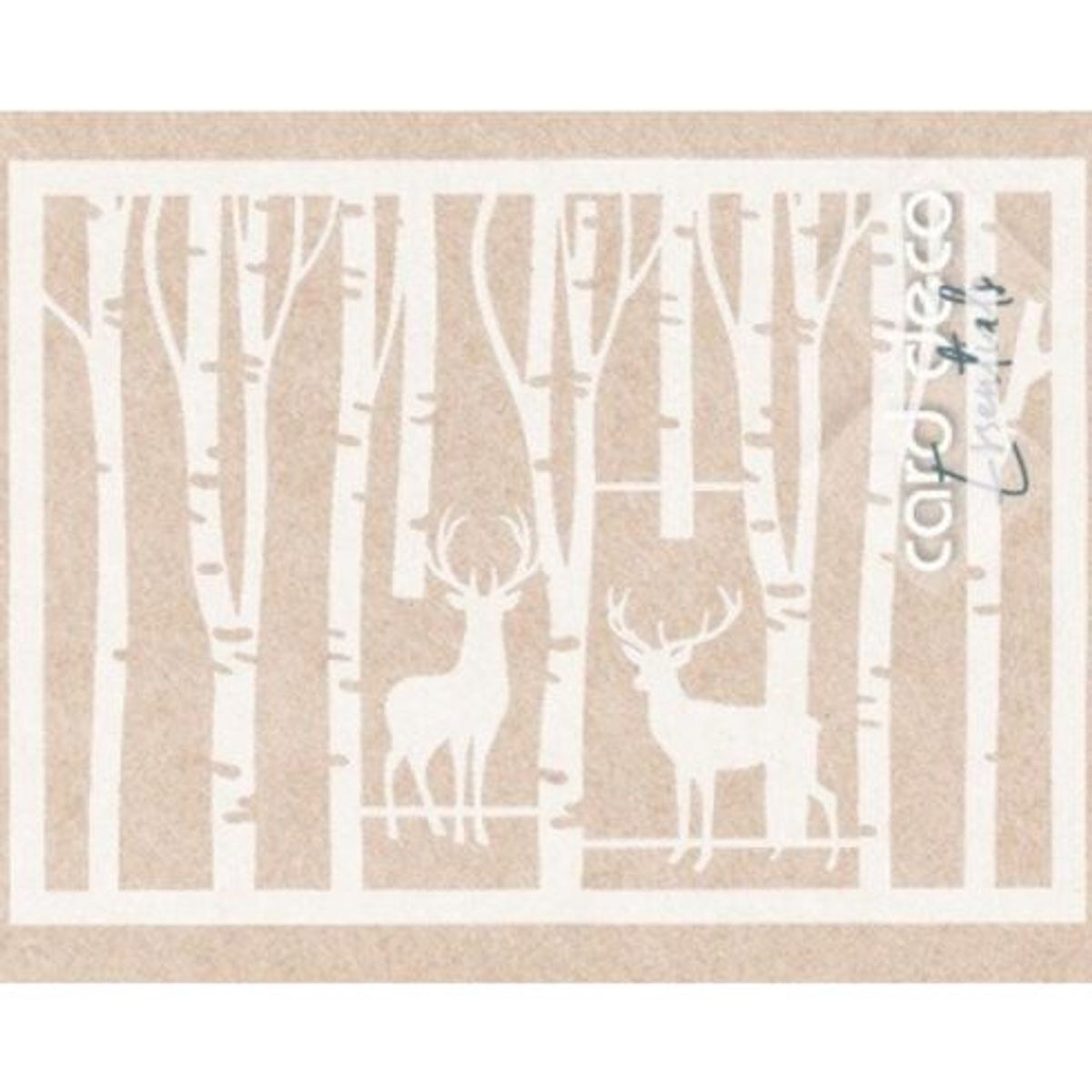 Deer in the Forest Stencil 