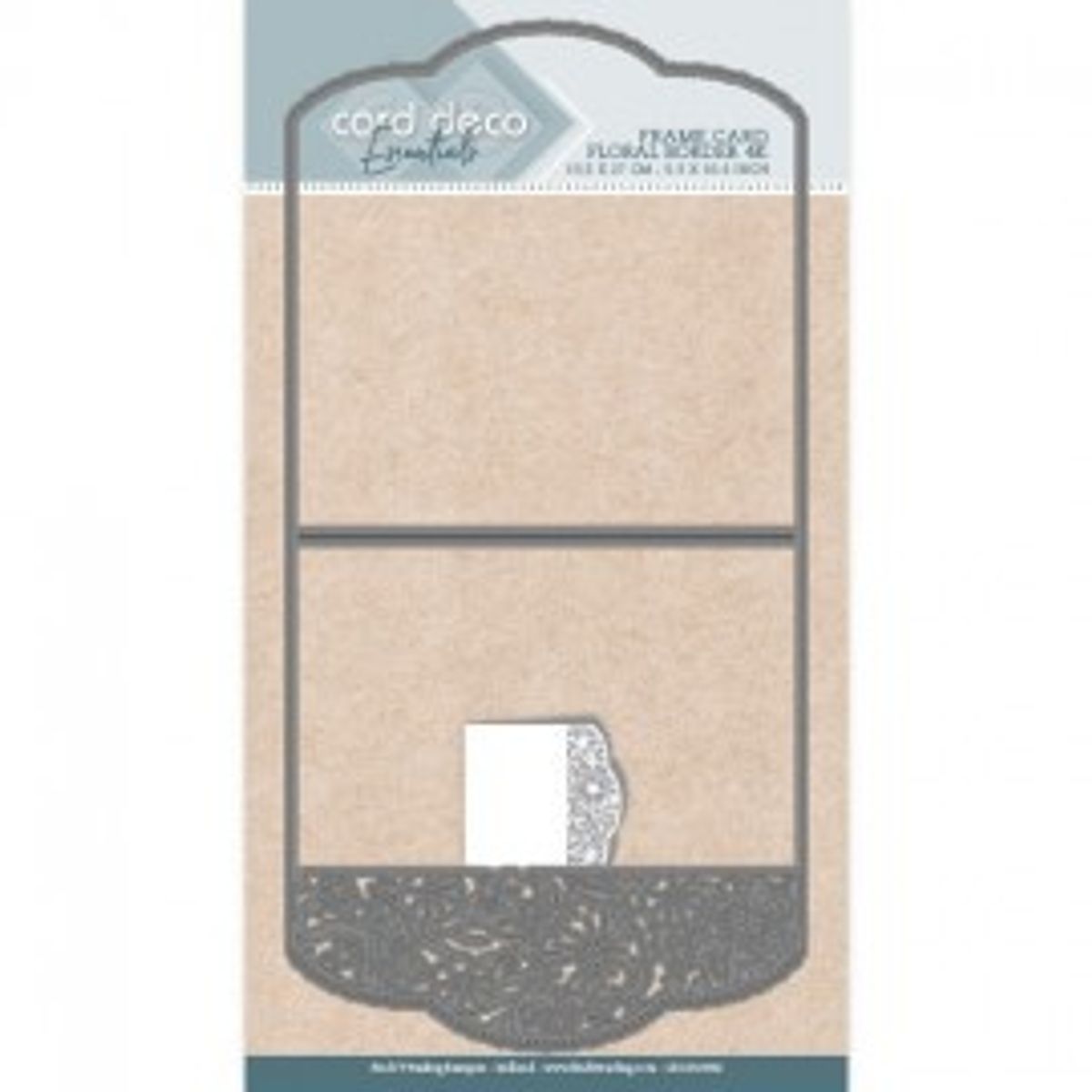 Frame Card Floral Border Dies