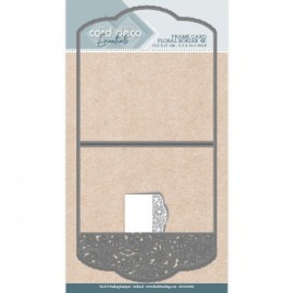 Hovedbilde Frame Card Floral Border ...