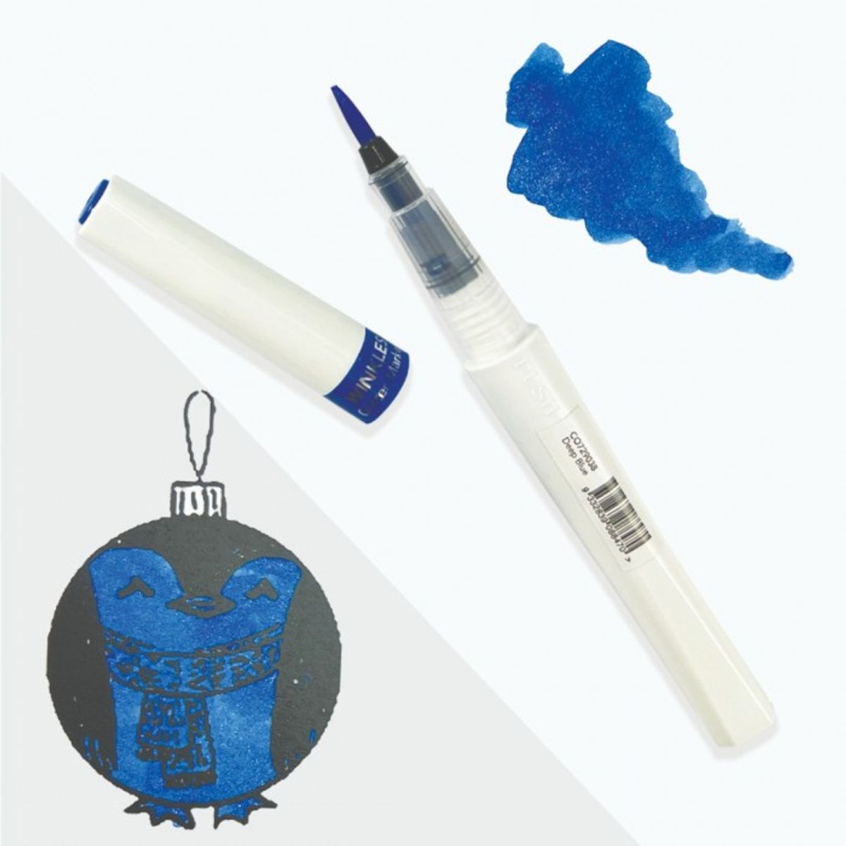 Winkles Glitter Marker Tusj Deep Blue